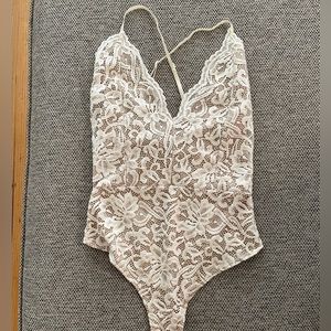 Windsor white lace body suit